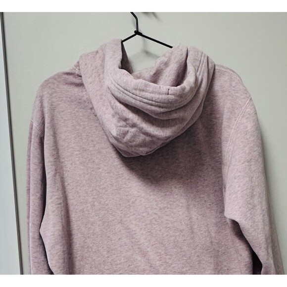 American Eagle Men’s Hoodie Super Soft Size M Pastel Pink Sweatshirt Pullover - Picture 5 of 8